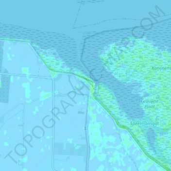 Topografische Karte Paal, Höhe, Relief