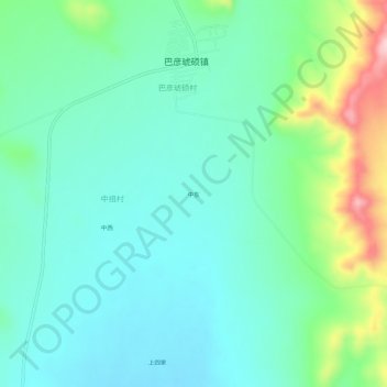 Topografische Karte 中东, Höhe, Relief