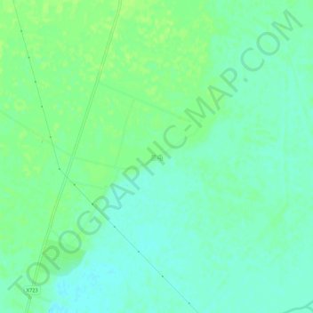 Topografische Karte 兰屯, Höhe, Relief