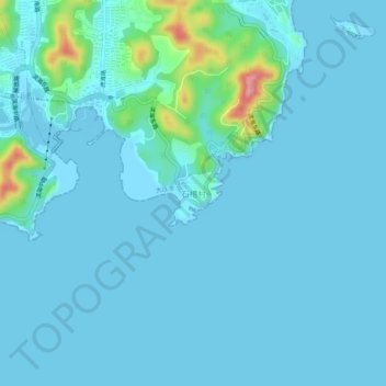 Topografische Karte 石槽村, Höhe, Relief