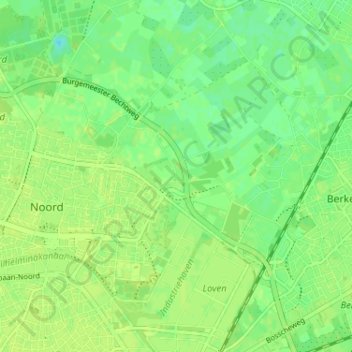 Topografische Karte Hazennest, Höhe, Relief