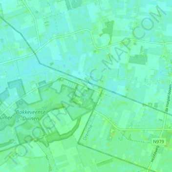 Topografische Karte Allardsoog, Höhe, Relief