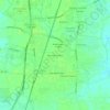 Topografische Karte Robinson Heights, Höhe, Relief