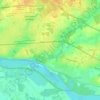 Topografische Karte Clos de GuigneGault, Höhe, Relief