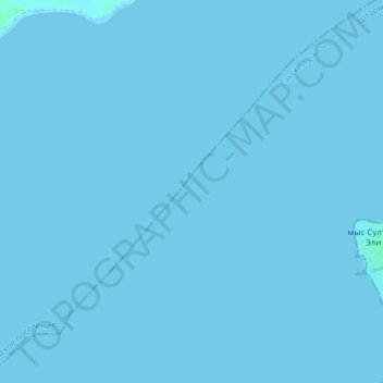 Topografische Karte озеро Донузлав, Höhe, Relief