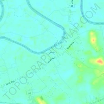Topografische Karte Jorak, Höhe, Relief