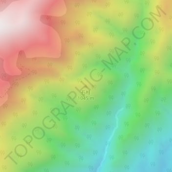 Topografische Karte 石柱, Höhe, Relief
