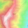 Topografische Karte Corregimiento La Florida, Höhe, Relief