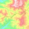 Topografische Karte 忙丙乡, Höhe, Relief