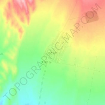 Topografische Karte 德吉新村, Höhe, Relief