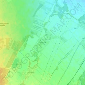 Topografische Karte Siegersdorf, Höhe, Relief