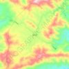 Topografische Karte 沩山乡, Höhe, Relief