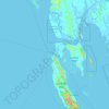 Topografische Karte ศาลาด่าน, Höhe, Relief