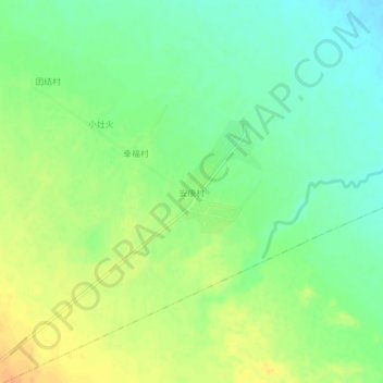 Topografische Karte 安康村, Höhe, Relief