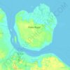 Topografische Karte Pulau Rupat, Höhe, Relief