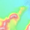 Topografische Karte Mount Asgard, Höhe, Relief