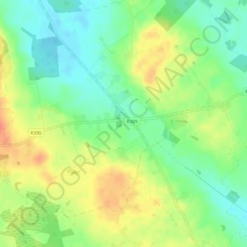Topografische Karte Loughanavally, Höhe, Relief