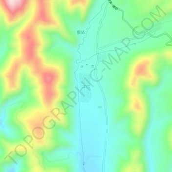 Topografische Karte 江巴, Höhe, Relief