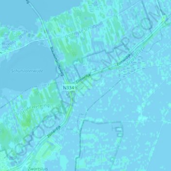 Topografische Karte Baarlo, Höhe, Relief