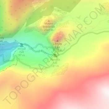 Topografische Karte PO box 577, Höhe, Relief