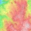 Topografische Karte La Forêt, Höhe, Relief