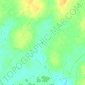 Topografische Karte Kilcoona Round Tower, Höhe, Relief