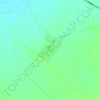 Topografische Karte 朱家庄, Höhe, Relief