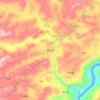 Topografische Karte 钟山乡, Höhe, Relief