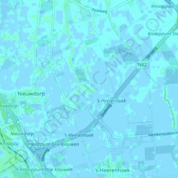 Topografische Karte Knaphof, Höhe, Relief