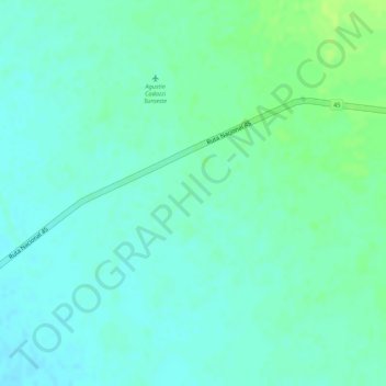 Topografische Karte Novillero, Höhe, Relief