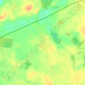 Topografische Karte Zarchlin, Höhe, Relief