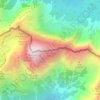 Topografische Karte Vrh Planje, Höhe, Relief
