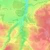 Topografische Karte Малое Сареево, Höhe, Relief