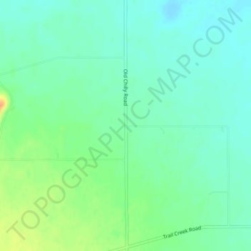 Topografische Karte Chilly, Höhe, Relief