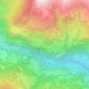 Topografische Karte Stuls, Höhe, Relief