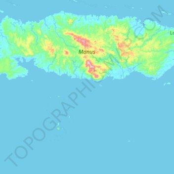 Topografische Karte Lanke, Höhe, Relief