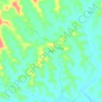 Topografische Karte 花碑, Höhe, Relief