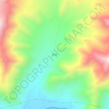 Topografische Karte 岗嘎, Höhe, Relief