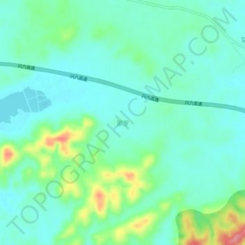 Topografische Karte 那罗, Höhe, Relief