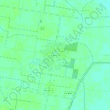 Topografische Karte Lasara, Höhe, Relief