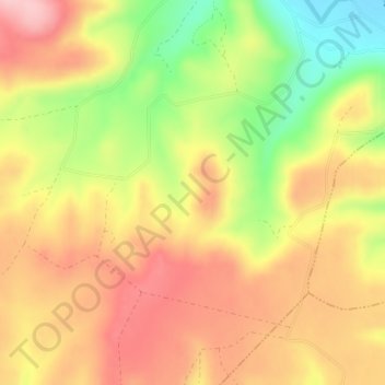 Topografische Karte La Jarosa, Höhe, Relief