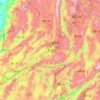 Topografische Karte 德宏州, Höhe, Relief