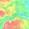 Topografische Karte Stamford, Höhe, Relief