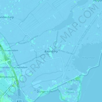 Topografische Karte Ransdorp, Höhe, Relief