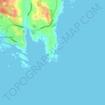 Topografische Karte Beiningen, Höhe, Relief