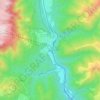Topografische Karte Sinaia, Höhe, Relief