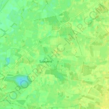 Topografische Karte Zoeke, Höhe, Relief