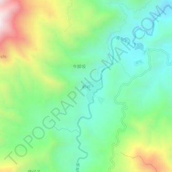 Topografische Karte 前岭, Höhe, Relief