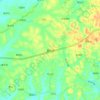 Topografische Karte 覃巴镇, Höhe, Relief