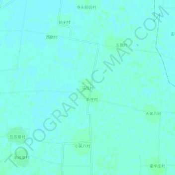 Topografische Karte 马庄村, Höhe, Relief